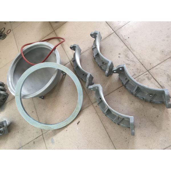 High Strength 560mm Pvc Tube End Caps , Pipe Pressure Testing Equipment End Cap