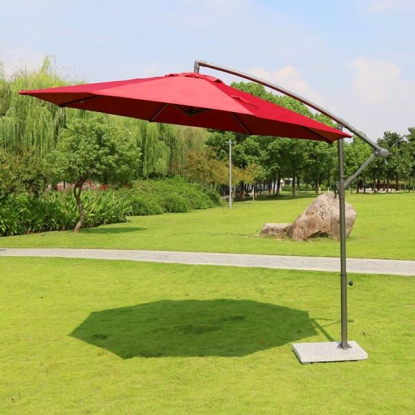 Устойчивые к ветру садовые садовые парашюты полиэфирная ткань алюминиевый пляжный зонтик