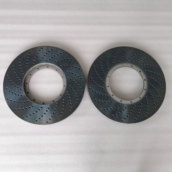 Car Parts 2pcs Brake Disc 410*36mm Drilled Slot Plating