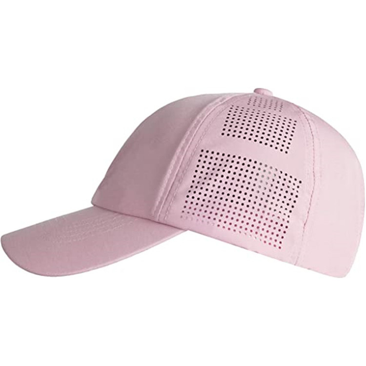 Лазер 6 панелей отрезал шляпу Snapback крышки Breathable с тканью лайкра