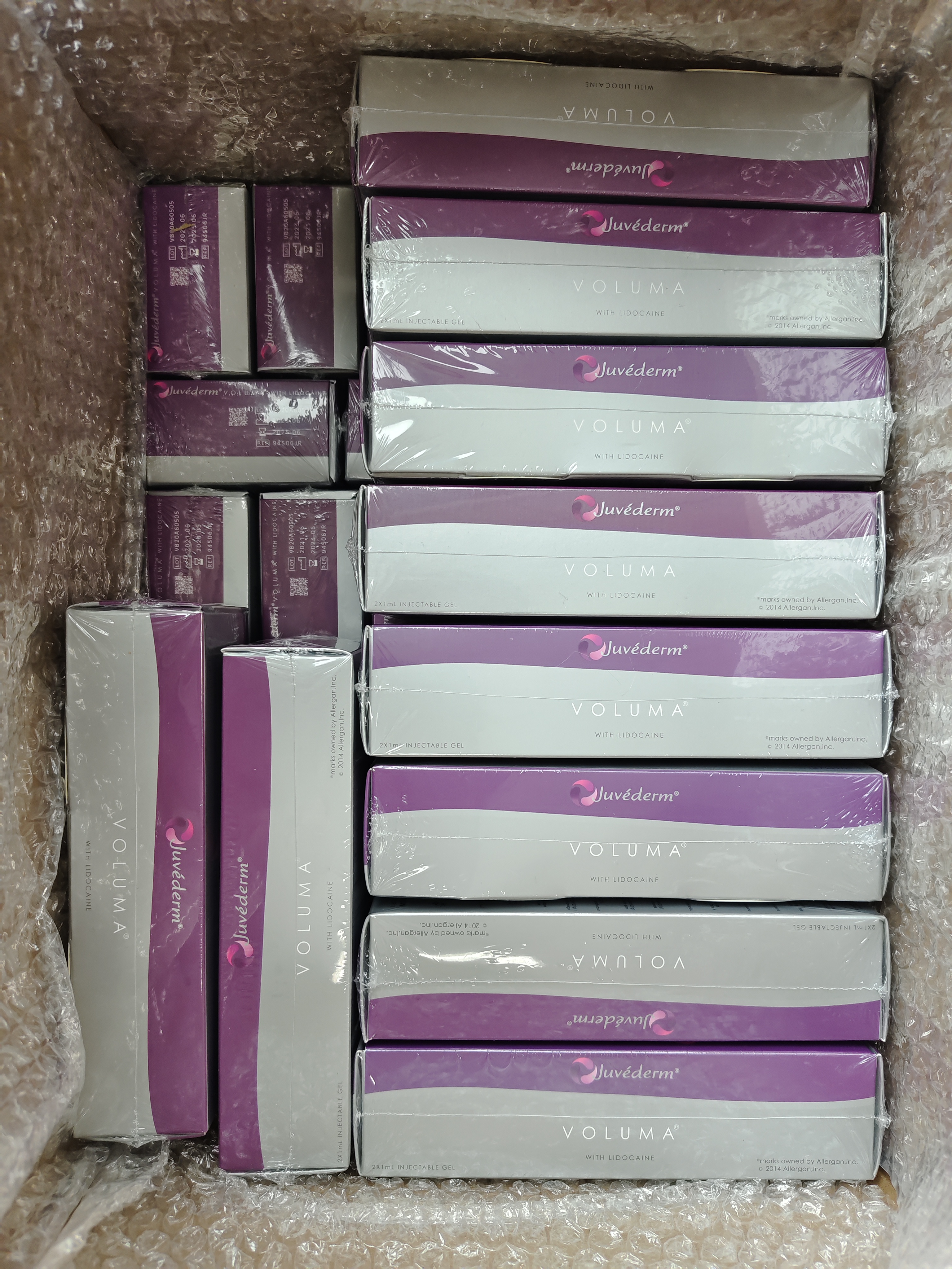 2 мл липового наполнителя для лица Juvederm Гиалуроновая кислота