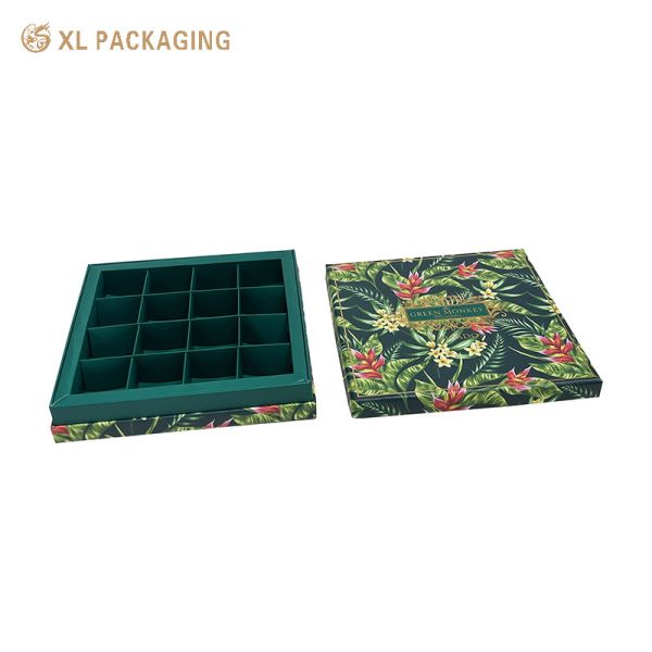 Custom Luxury Chocolate Gift Box with Matte Lamination, SGS Food Contact Certified & Eco-friendly Paper Insert