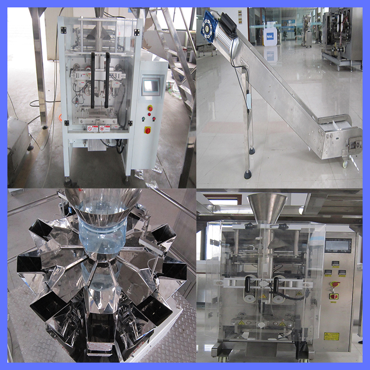 Вертикальная еда веся заполняя машину упаковки 2.2kw мешка многофункциональную