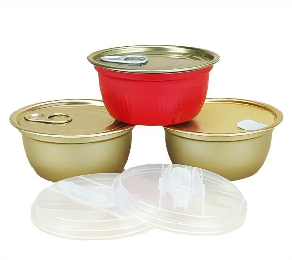Capacity 60ml Two Piece Can 65mm Diameter Caliber 211 Tin Containers With Lids