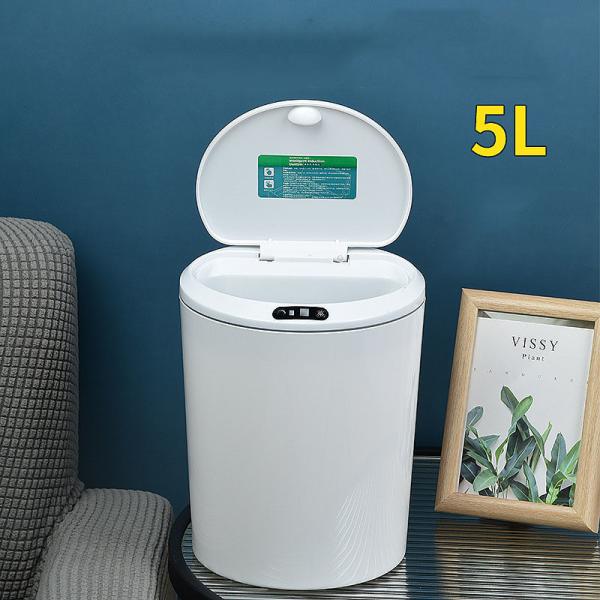 Smart Sensor Automatic Kitchen Plastic Garbage Waste Bins With Sensor Trash Bin with Lid