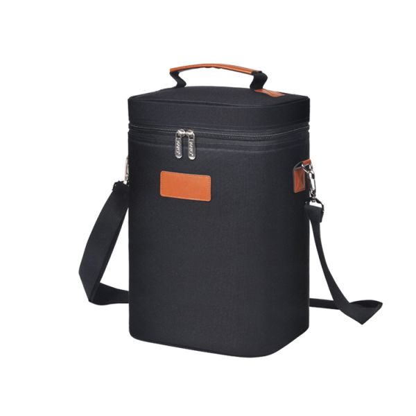 Premium quality Ice Insulated oxford wine bottle cooler bag for four wines