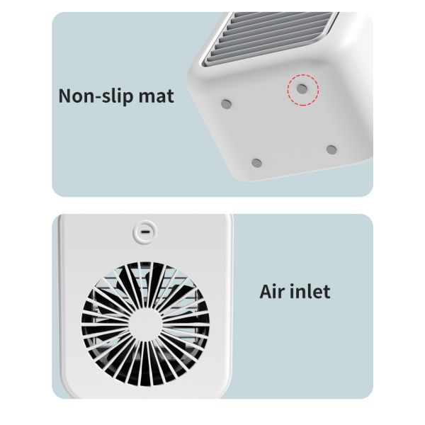 Desktop Mini Air Condition Fan with Water Cooling and Night Light Net Weight 700g