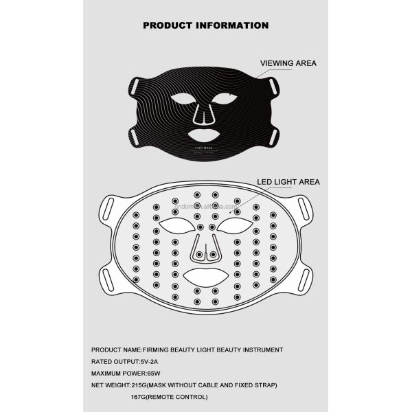 Facial Led Light Therapy Acne Treatment Instrument for Compact Skin 2024 led face mask therapy