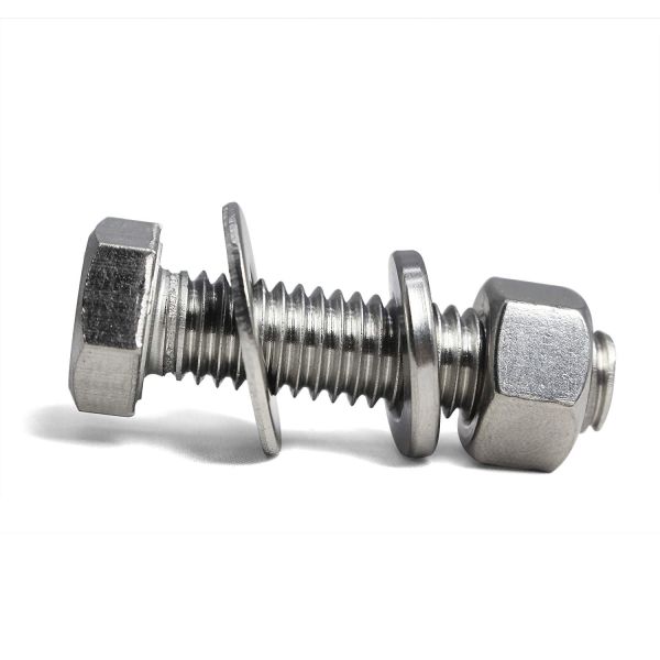 GB Standard M1.6 M2 M2.5 M3 M4 M5 M6 M8 M10 M12 M14 M16 M20 ZINC PLATED Hex Head Bolts for Durable Performance