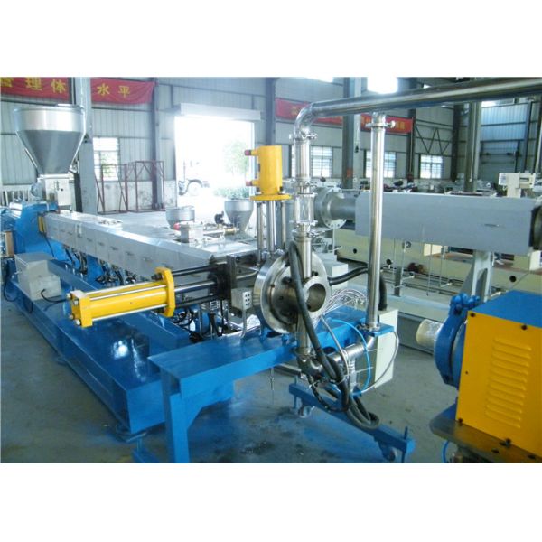 65mm Industrial Two Screw Extruder Machine For Thermoplastics Compounding