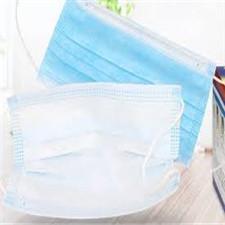 White 17.5*9.5CM Disposable Medical Face Masks Earloop 95% BFE