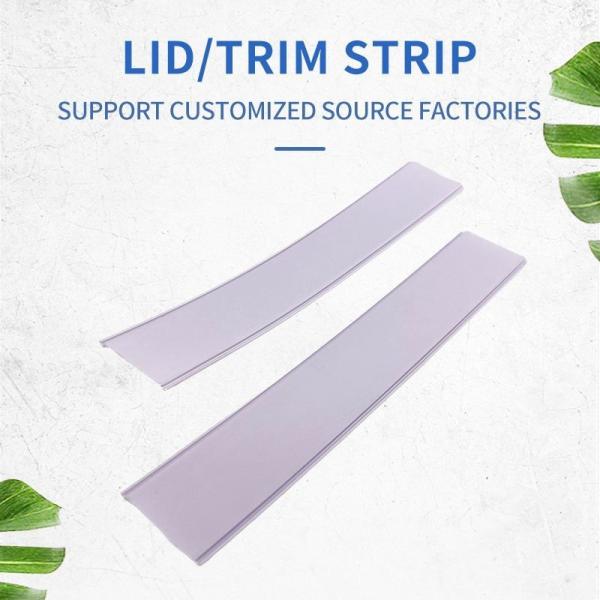 Custom White Plastic Profile  Edge Trim PVC Strip PVC Strip Decor S Decorative PVC Wall Coverings