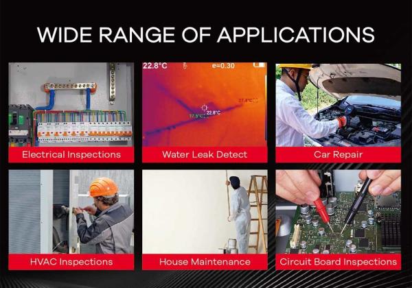 Good Price 160x120 Resolution Thermography Detector Handheld Infrared Thermal Imaging Camera