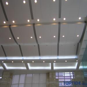 Wave Like Curved Aluminium Honeycomb Panel Decorative Suspended Sandwich Ceiling