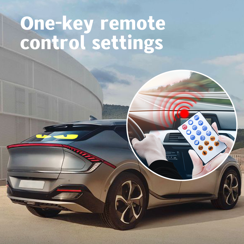 Customizable Size Truck Car Window Led Display Multi Color Control 10W 5V 12A