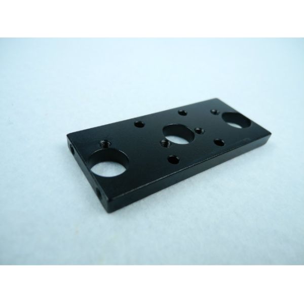 Industrial Black anodizing CNC Aluminum Parts , 0.1mm-0.2mm Tolerance