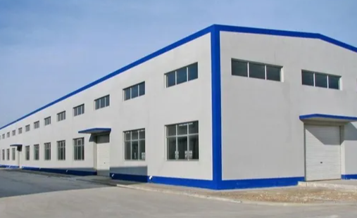 Prefabricated Steel Structure Warehouse with 50 Years Lifespan, Fire-resistant Coatings, and Automatic Ventilation System
