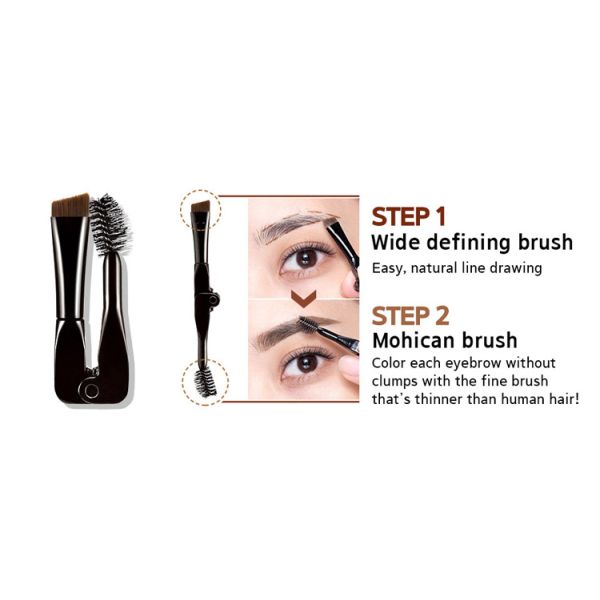 Минеральные продукты макияжа бровей проветривают вес 55Г валика брови русый