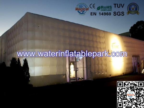 Commercial Inflatable Concert Hall With Blow Up Cubic Tent , Inflatable Hall