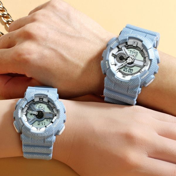 Speedmaster Sport Couple Quartz Watch Waterproof Resin Strap 25mm