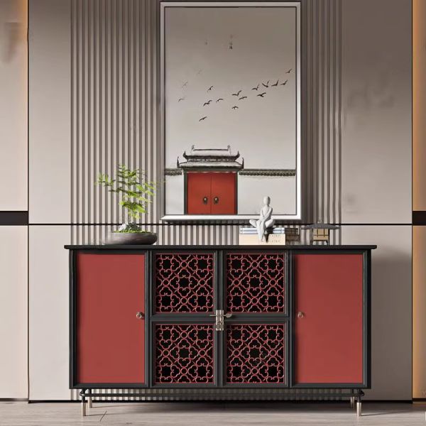 Hotel Solid Wood Deluxe Sideboard Customised Sideboard Storage Cabinet