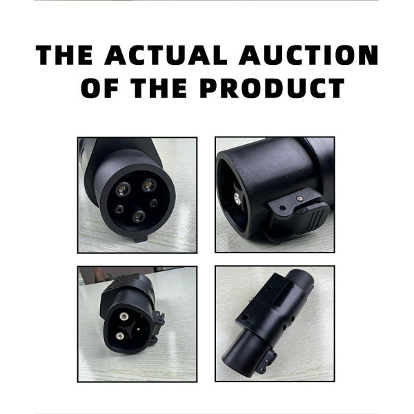 e-mingze ev charging connector and adapter EV Car Charging Plug Adaptor Tesla to J1772 Type1 car EV charging pile Tesla Adapter