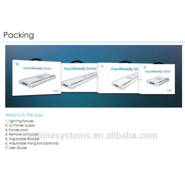 E.shine aquabeauty 6g Automatic Moonlight 35W Coral Reef Aquatic cree aquarium Led Lights