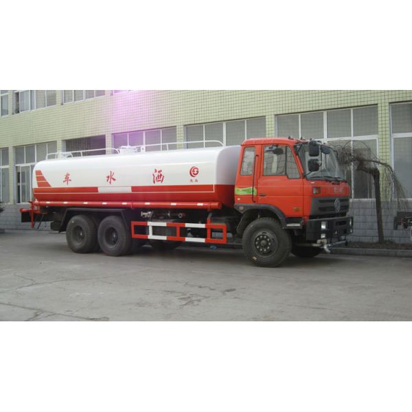 Dongfeng 6x4 20000L 210hp Water Bowser Truck Double Back Bridge