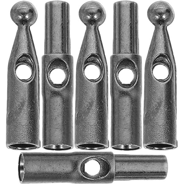 Folding Umbrella Cover Parts 12 Pcs Metal Umbrella Bone Cover Gum Components for Adults