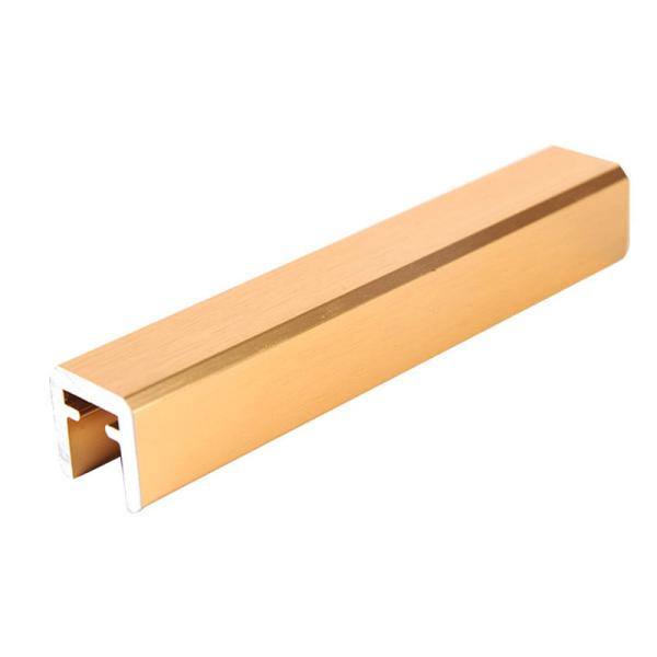 12Mm Extruded Aluminum Handrail Profiles Tempered Glass Stair Railings Handrail Fence