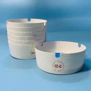 Eco-Friendly Disposable Ashtray Biodegradable Paper Bowls with Advanced Printing Available in Various Sizes and PE Coated for Durability