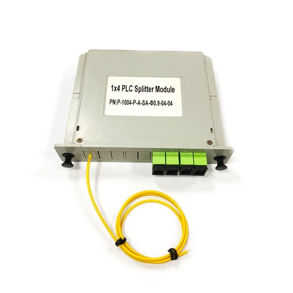 1X4 With 2mm Cable  Input Port LGX Type Fiber Optical Splitter Box With 0.5m Pigtail Length For Single Mode SM G657A Networks