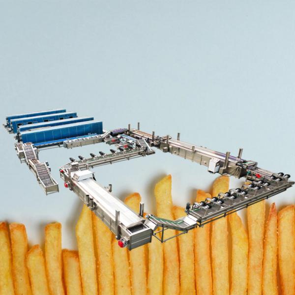 Máquina de fazer batatas fritas e batatas fritas com capacidade de 500 kg/h