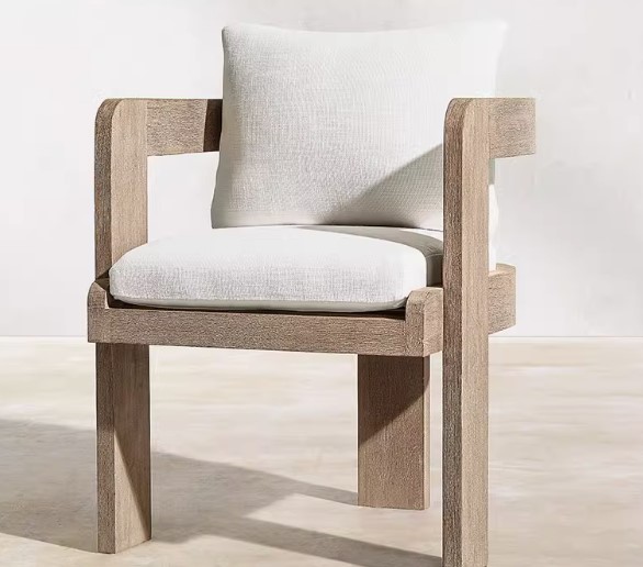 Waterproof Teak Outdoor Dining Table And Chairs Patio Garden Soild Wood Set