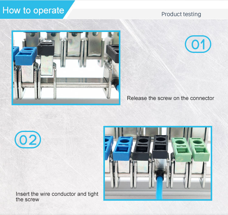 Соединение винта терминального блока шинопровода нейлона 300V 4mm2 AKG PA