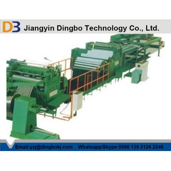 PLC Control Leveling Steel Coil Cut To Length Machine Line With Hydraulic Decoiler