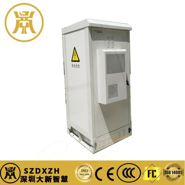 IP65 Outdoor Telecom Cabinet 40U Outdoor Enclosure Anti Theft With Integrated Power Supply