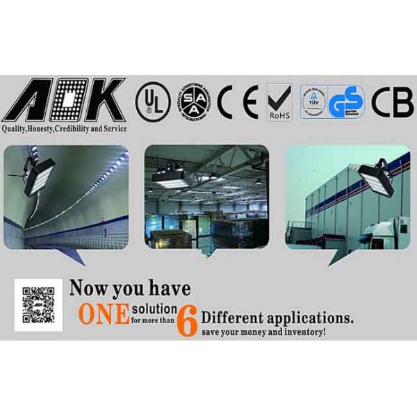 80-160W IES File Avaliable LED Canopy Light Energy Conservation LED High Bay Canopy Light
