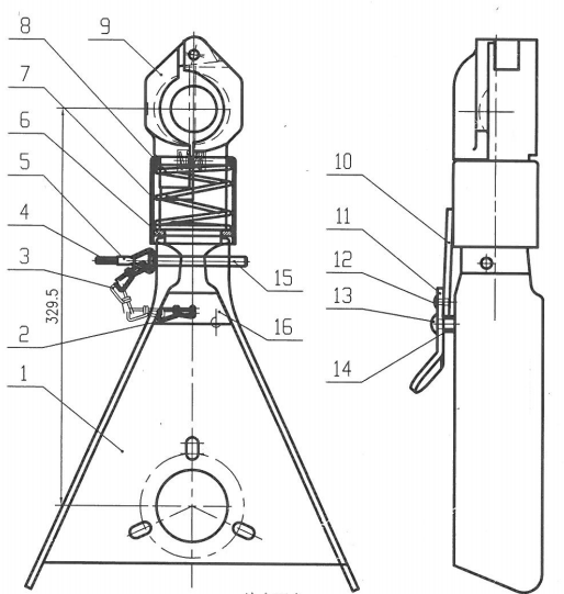 Черный e покрывая шаровое шарнирное сочленение кудели трейлера заминкы трейлера 12500lbs соединяя стальное