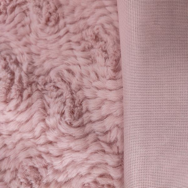 Ткань высокого меха Faux сопротивления ссадины пушистая 60 дюймов для пальто