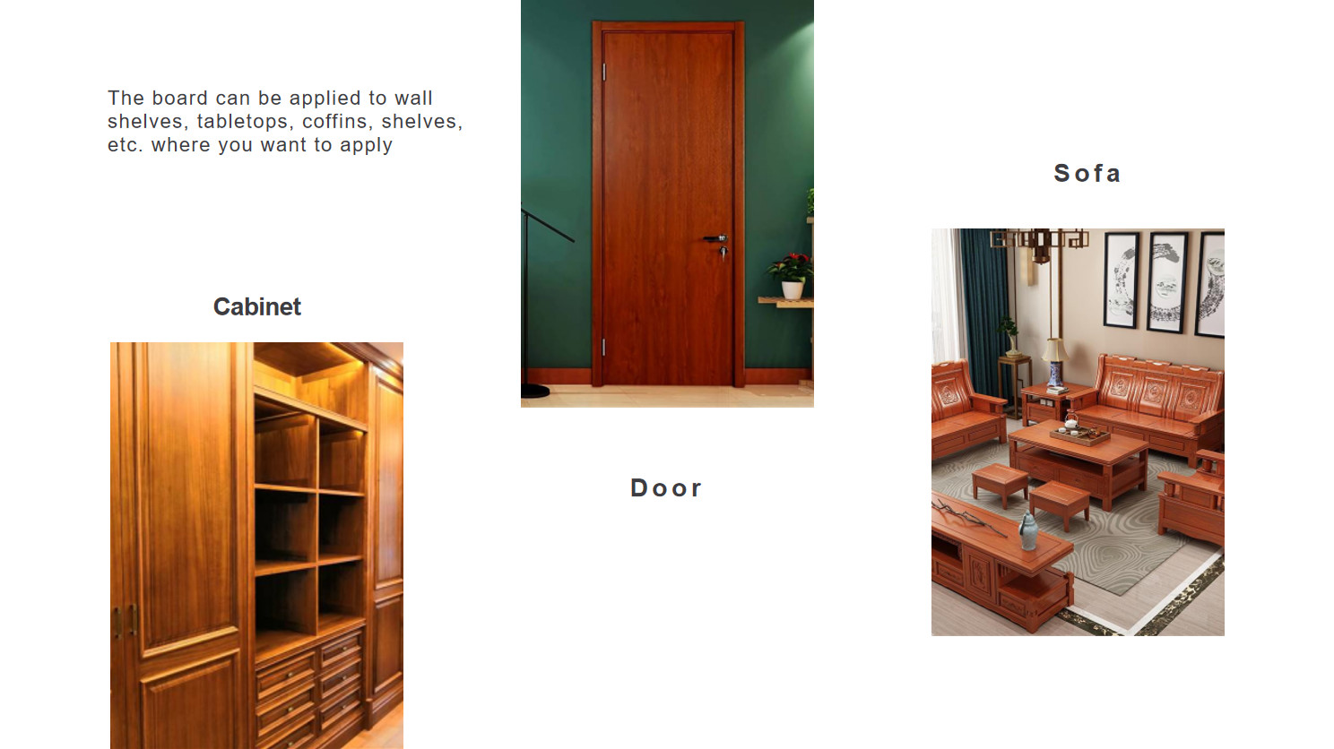 Высококачественный необработанный карбонизированный лепестковый доски с клейкой