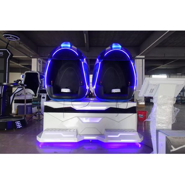 2 Seats Simulator Roller Coaster Sparta 9D VR Egg Cinema