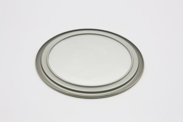 Tinplate Material Peel Off End Embossed Brand Logo Imprintable Wear Resistant