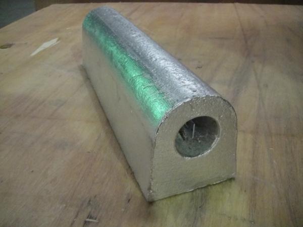 H-1 Magnesium Sacrificial Anode Low Resistivity Soils Typically Below 2,000 Ohm-Cm  Standard Potential