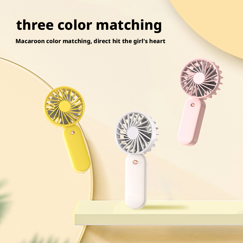 Plastic Body Portable USB Mini Air Conditioner Fan 3 Wind Speeds For Baby Use