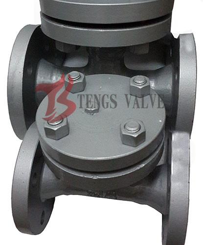Blue T Type Strainer , Industrial Fabricated Strainers Weld Body With WN Flange