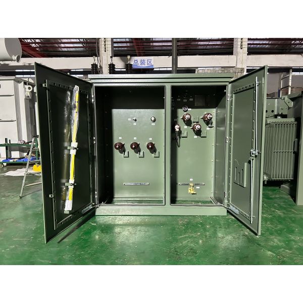 3000Kva Pad Mounted Transformer Three Phase Oil Immersed 24.94KV To 4160V Transformer Pad Mount