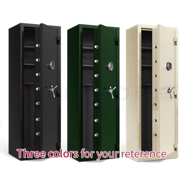 Fire Prevention Green Gun Safe Box YB/GS-180 Smart LED Display For Secure Storage