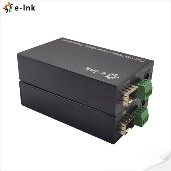 E-リンク HDMI バイダイレクトオーディオ オーバー ファイバー オプティック エクステンダー 1 チャネルオーディオ RS232 データ シングル モード