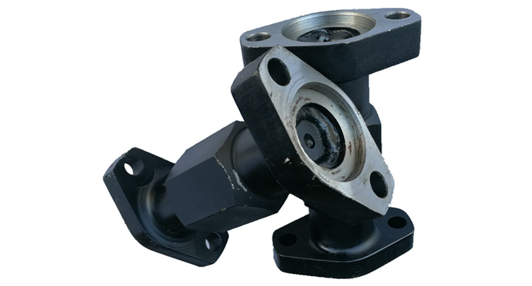 401503 022033000 PUTZMEISTER Concrete Pump Parts Spacer Flange 244mm 210mm